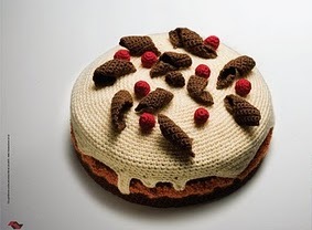 çikolata parçacıklı örgü pasta modeli
